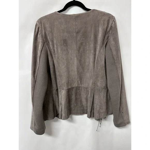 Kut From The Kloth Faux Suede Woman's Zip Jacket  ‎ (0065) - Picture 12 of 14